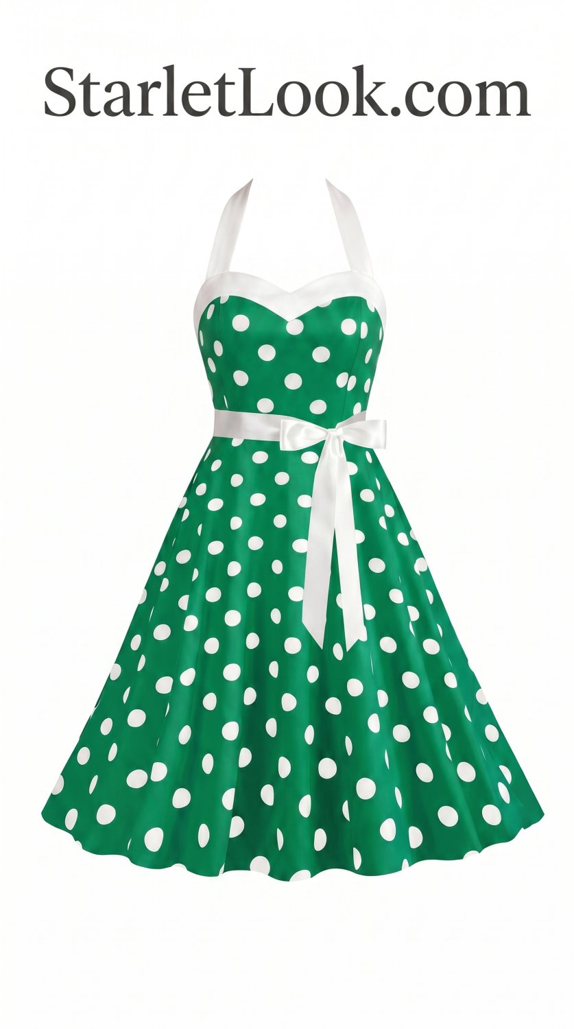 Vintage Polka Dot Dress